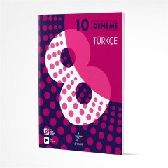 5 Yıldız Yayınları 8. Sınıf Türkçe 10'lu Deneme Sınavı