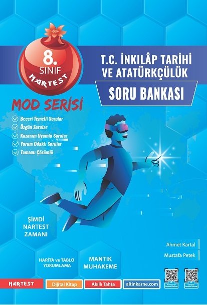 Nartest 8. Sınıf Mod T.C. İnkılap Tarihi Ve Atatürkçülük Soru Bankası