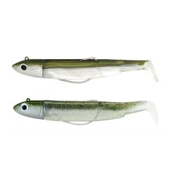 Fiiish No:1 70mm 6gr Double Combo Off Shore Silikon Yem - Kaki-Ghost Minnow