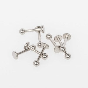 Piercing Titanyum Labret İlk Delim