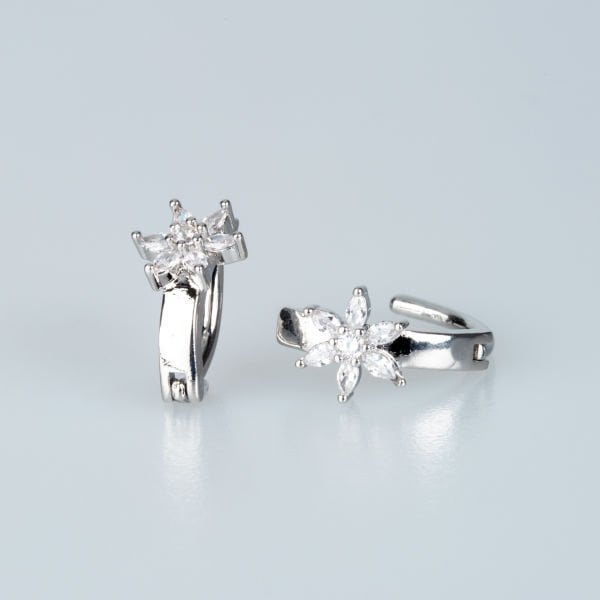 Piercing Göbek Taşlı Çiçek