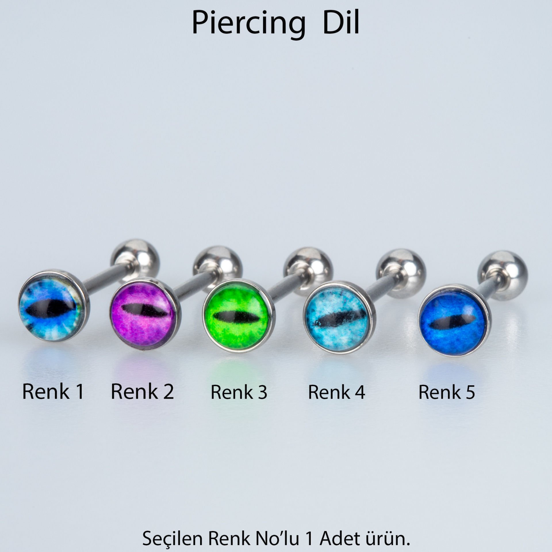 Piercing Göz Dil