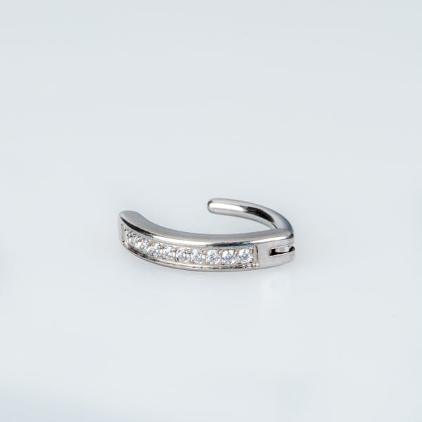 Piercing Çelik Göbek Taşlı