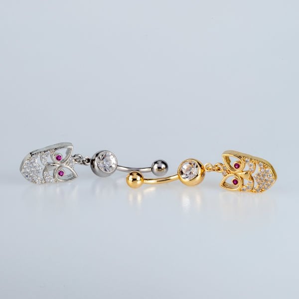 Piercing Göbek Baykuş