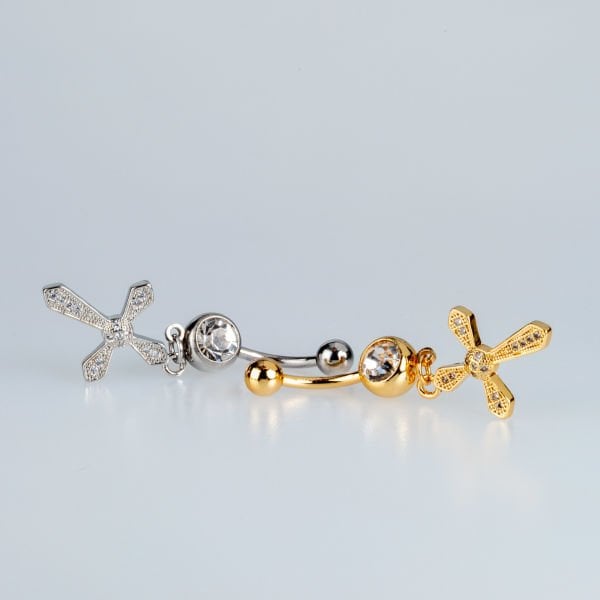 Piercing Göbek Haç