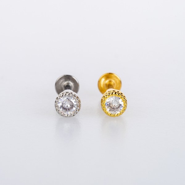 Piercing Tragus Yuvarlak Taş