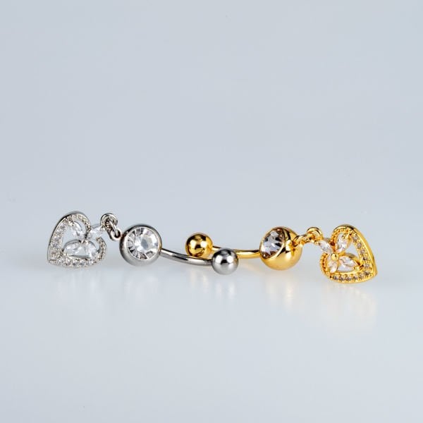 Piercing Göbek Kalp