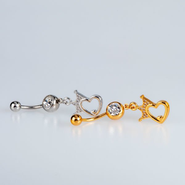 Piercing Göbek Kalp