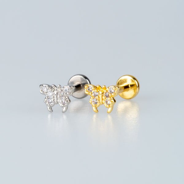 Piercing Tragus Kelebek