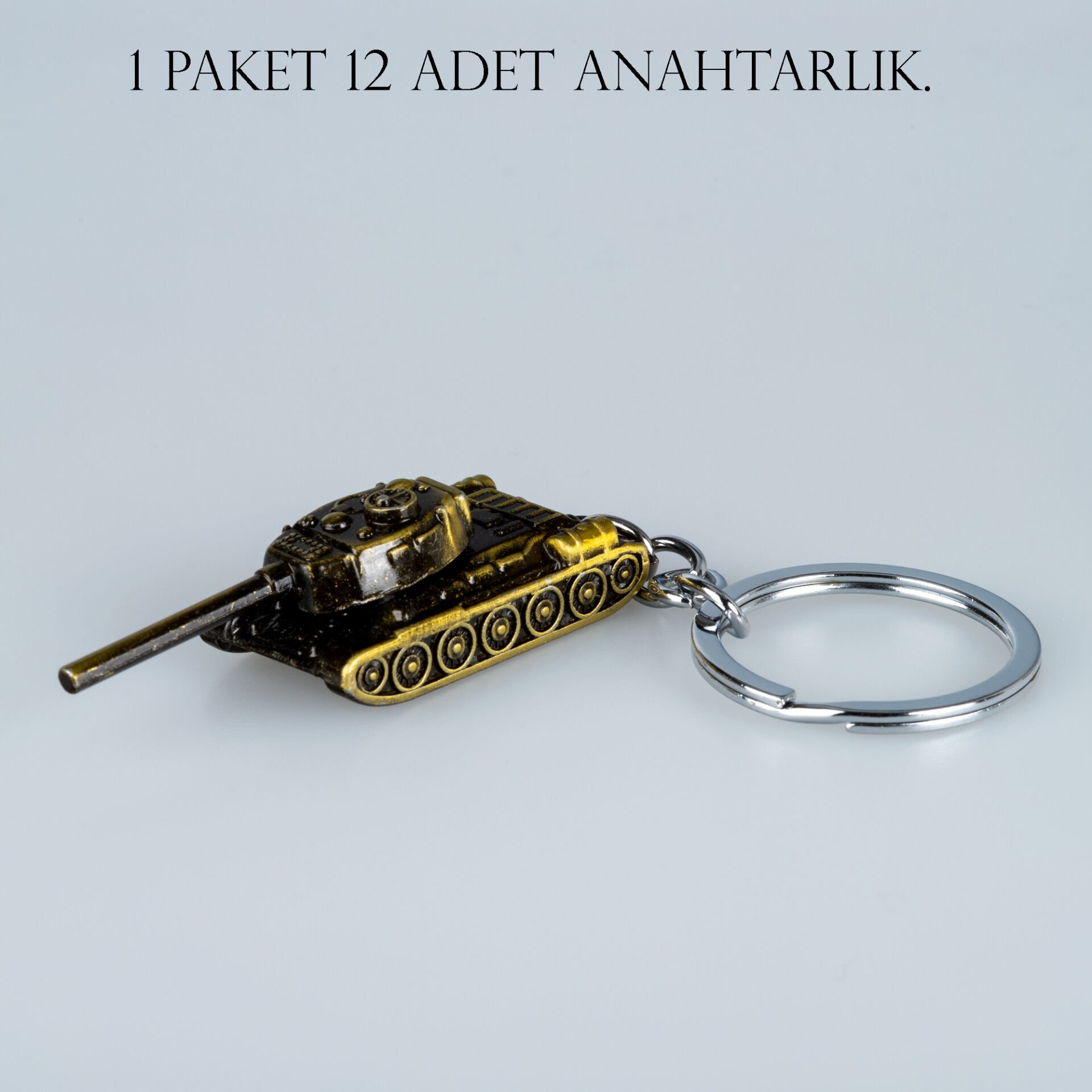 Anahtarlık Tank Paket 12 Adet