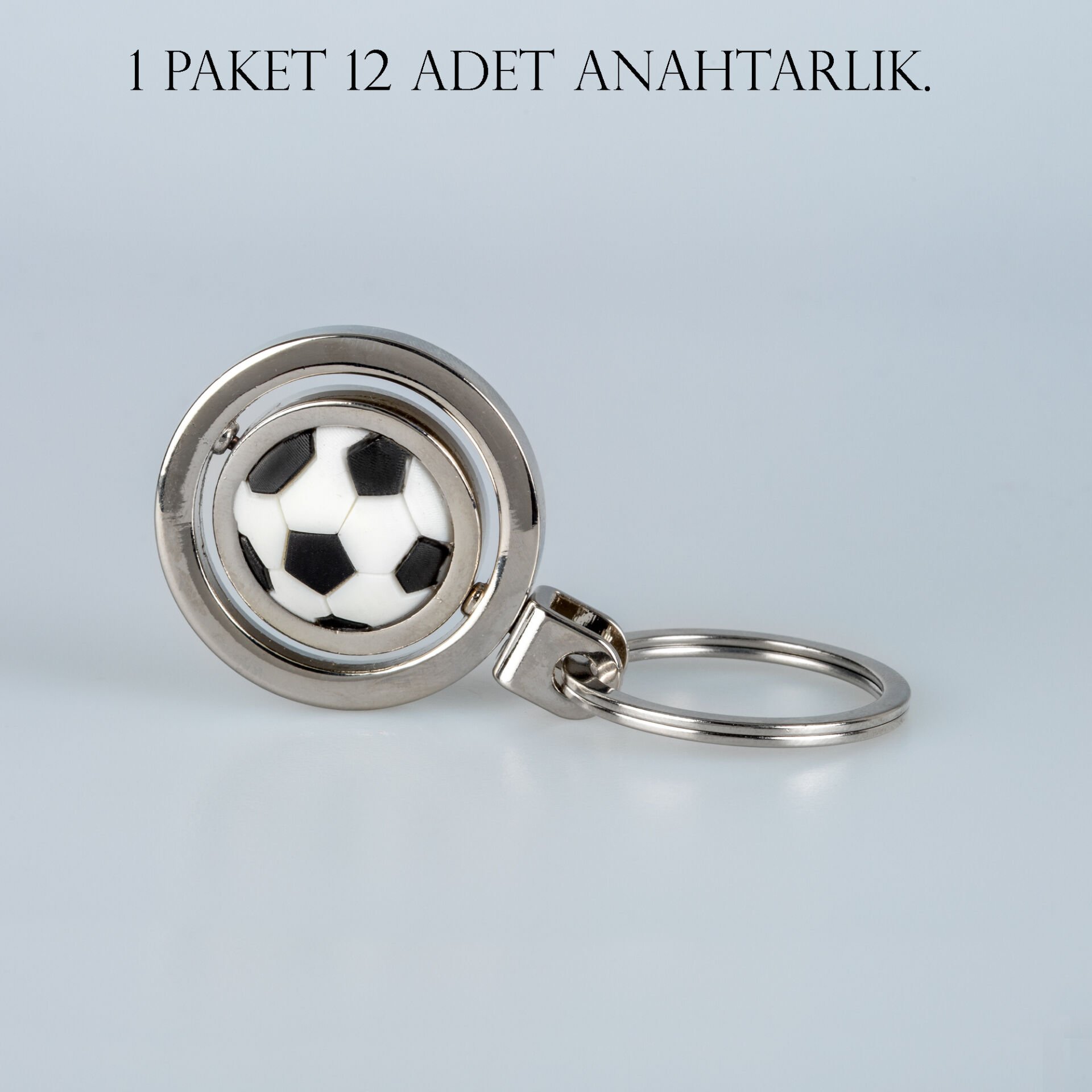 Anahtarlık Futbol Topu Paket 12 Adet