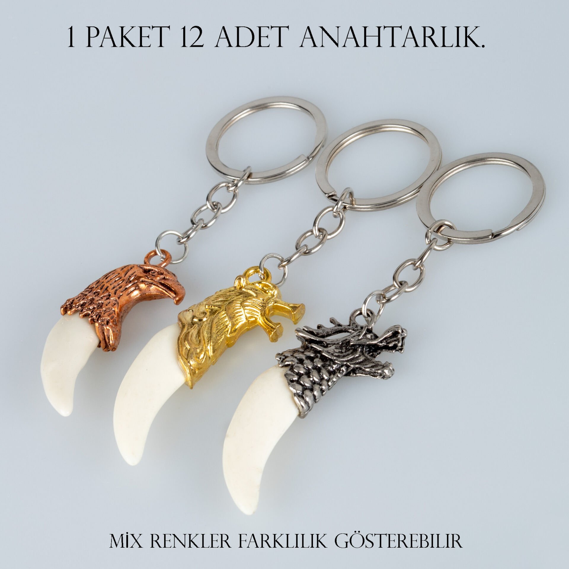 Anahtarlık Diş Paket 12 Adet