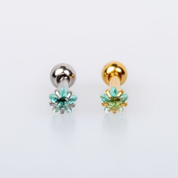 Piercing Tragus 3mm Yıldız Taş