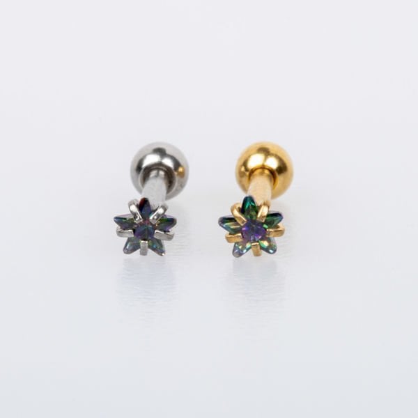 Piercing Tragus 3mm Yıldız Taş