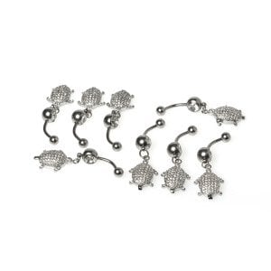 Piercing Göbek Taşlı