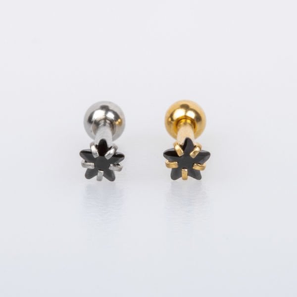Piercing Tragus 3mm Yıldız Taş