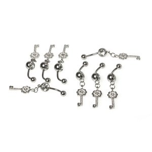 Piercing Göbek Taşlı
