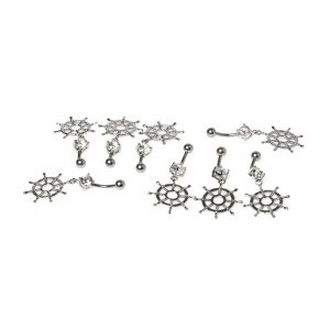 Piercing Göbek Taşlı