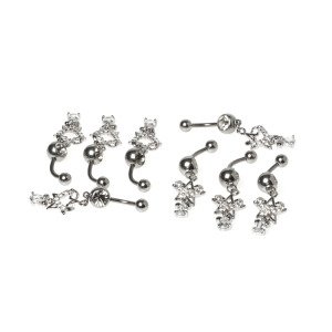 Piercing Göbek Taşlı
