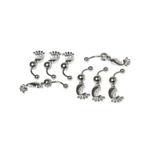 Piercing Göbek Taşlı