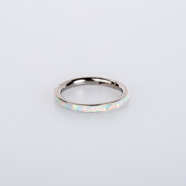 Piercing Titanyum Opal Halka