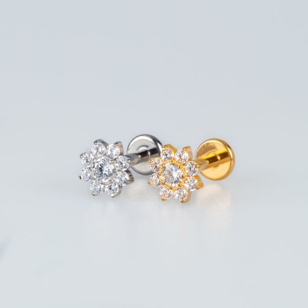 Piercing Titanyum Tragus Çiçek