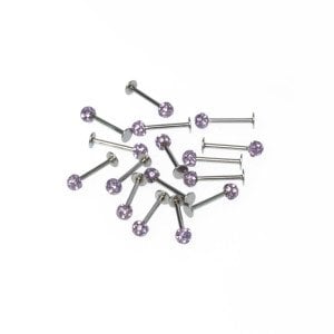 Piercing Labret Şambala Mumlu 3.5mm Top