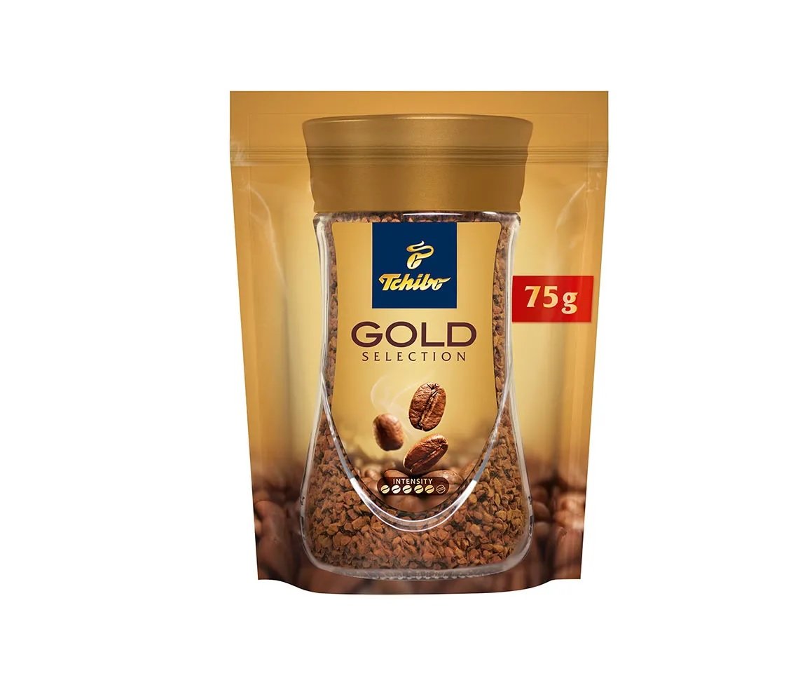 Tchibo Gold Selection Çözünebilir Kahve 75 Gr. (Eko Paket)