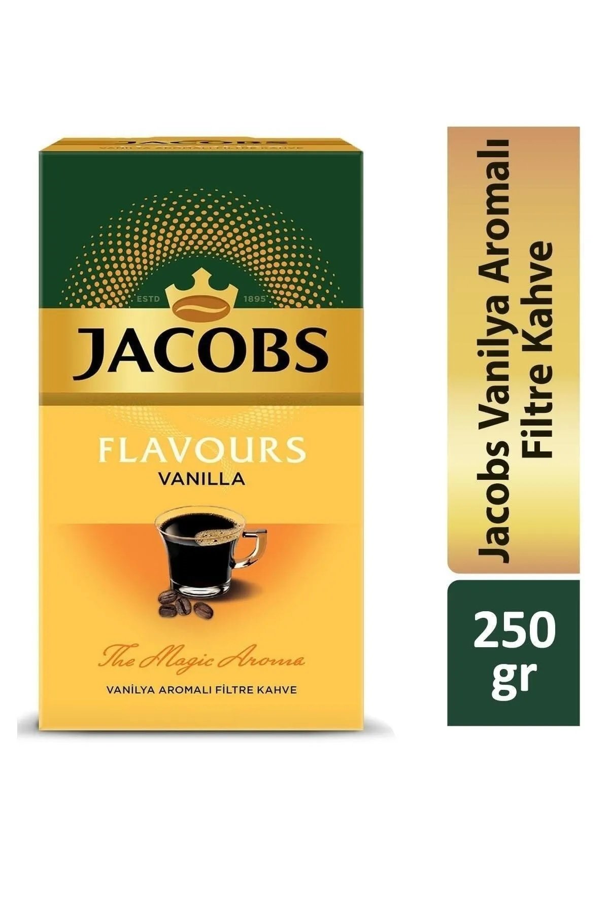 Jacobs Vanilya Aromalı Filtre Kahve 250 Gr.