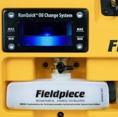 Fieldpiece VP67EU - R32 Uyumlu Vakum Pompaları - 6 CFM (10,2 m3/ h) kolay yağ değiştirme sistemli