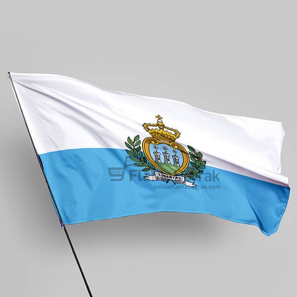 San Marino Devlet Bayrağı