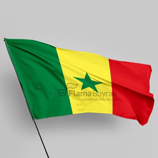 Senegal Sopalı Bayrağı