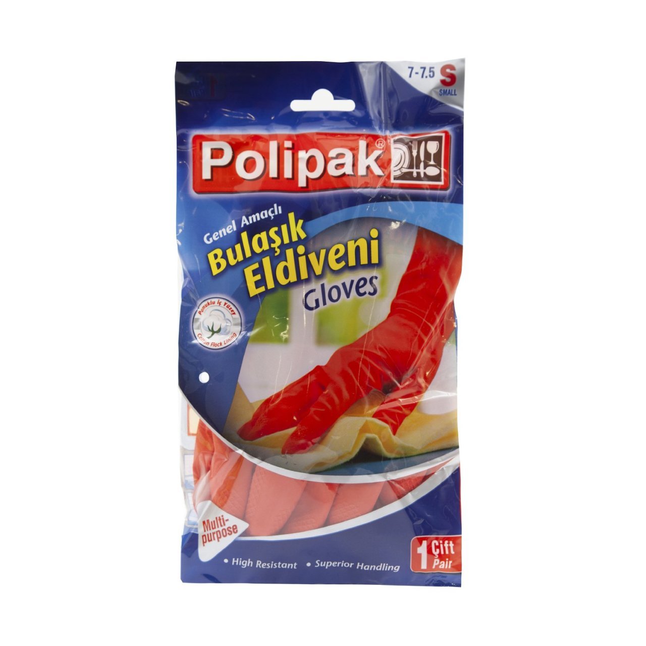 POLİPAK BULAŞIK ELDİVENİ 7-7,5 S