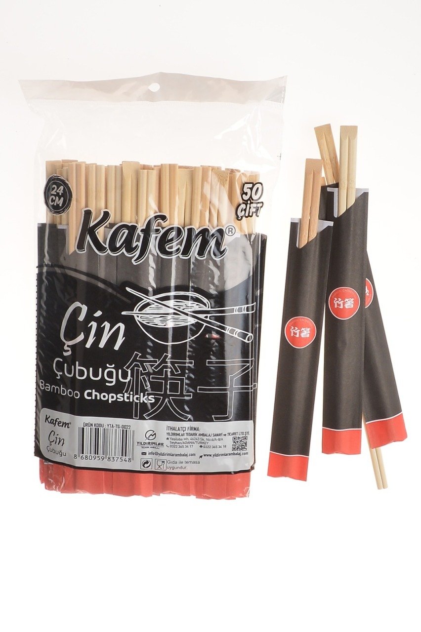 KAFEM BAMBU ÇİN ÇUBUĞU 24 CM 50 ÇİFT