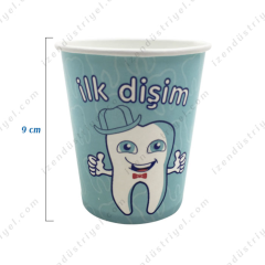 NİCE 8 OZ KARTON BARDAK İLK DİŞ 8'Lİ