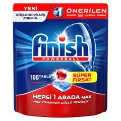 FİNİSH HEPSİ BİR ARADA BULAŞIK MAKİNASI TABLETİ 100 LÜ