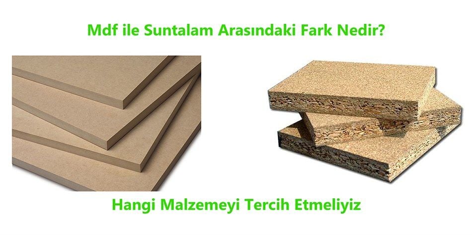 Sunta ve Mdf Arasındaki Farklar