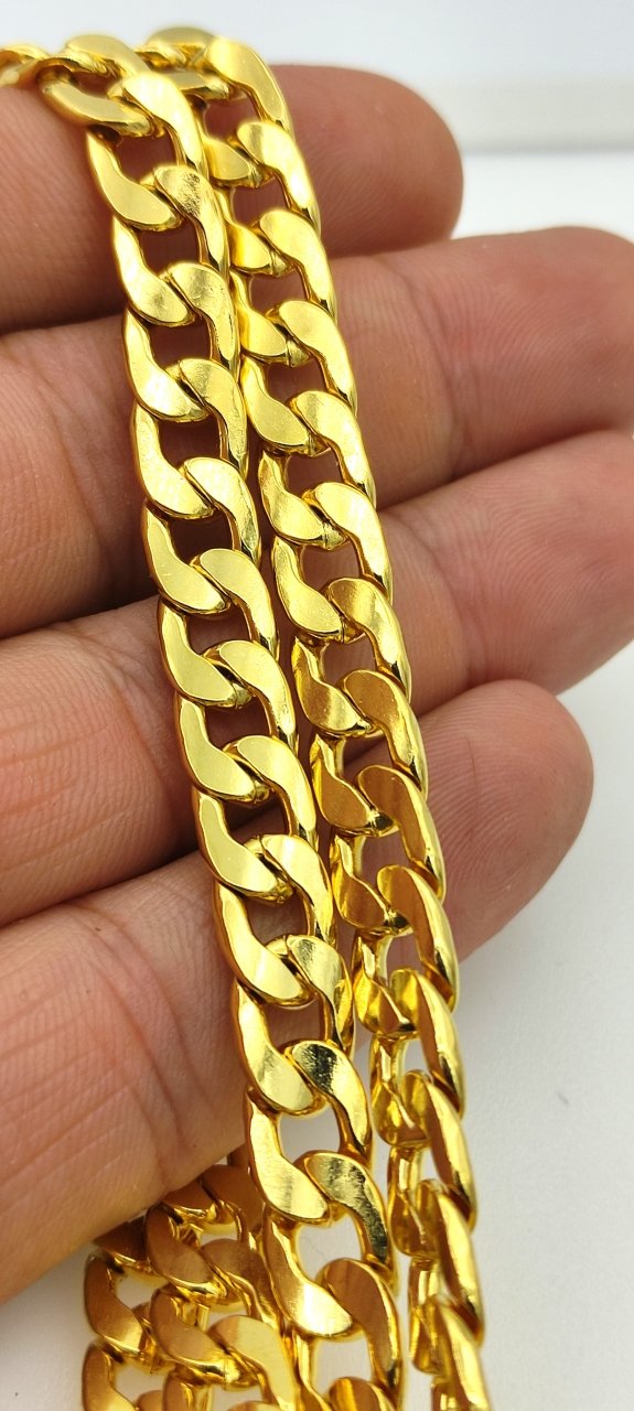 11 x 8 mm Altın Kaplama Zincir