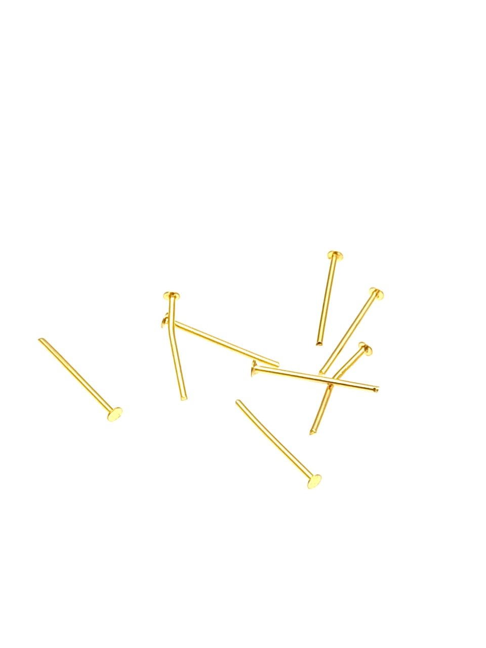 0,60 x 25 mm Altın Kaplama Pirinç İnce İğne