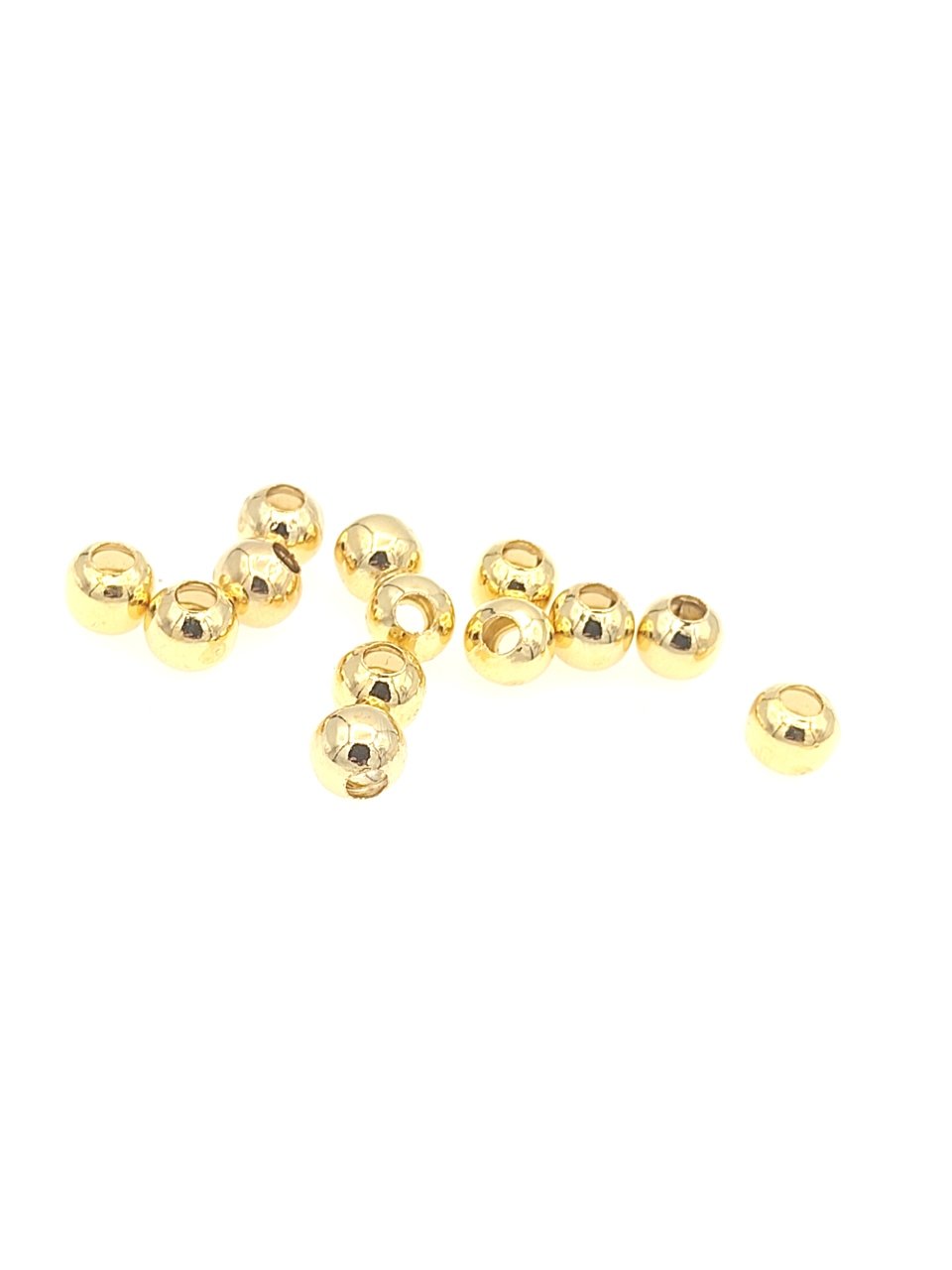 5 mm Altın Kaplama Pirinç Top