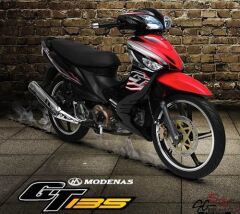 MODENAS GT 135 ÖN ÇAMURLUK KIRMIZI ORJİNAL