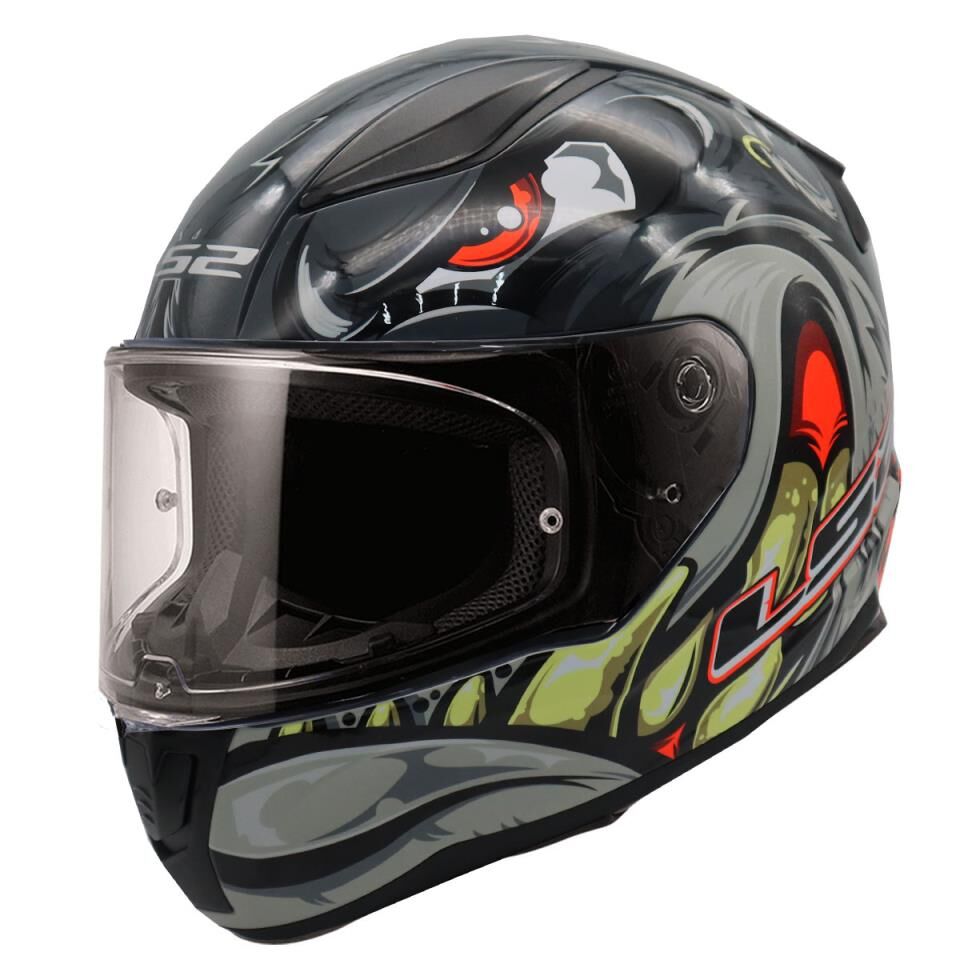 LS2 RAPID 2 SPOX KIRMIZI-GRİ KASK XXL