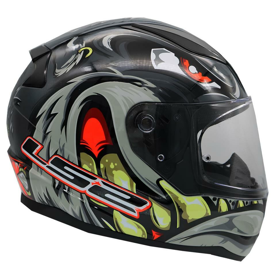 LS2 RAPID 2 SPOX KIRMIZI-GRİ KASK M