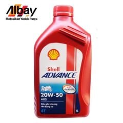 SHELL ADVENCE 4T Ax3 20W-50 1L MOTOSİKLET YAĞI