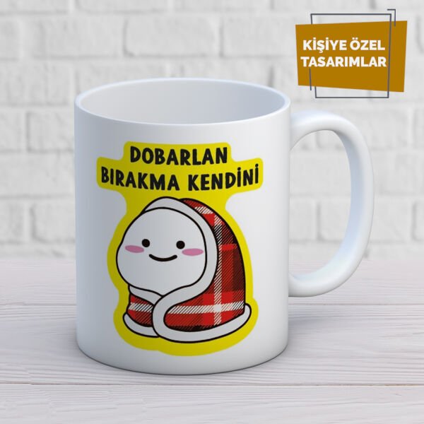 Dobarlan Bırakma Kendini Çerçeveli Baskı Kupa