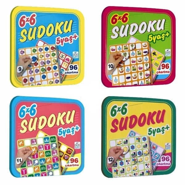 Sudoku 5 yaş - 4 kitap