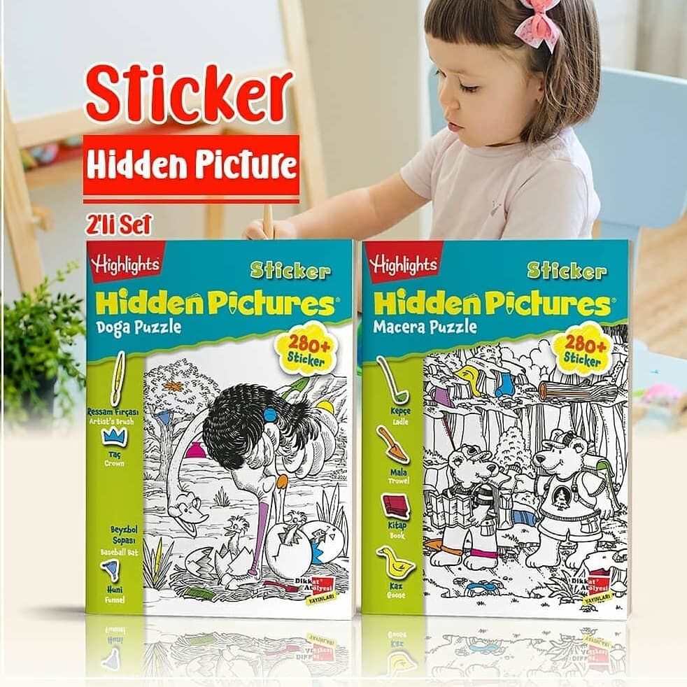 Sticker Hidden 2 li Set