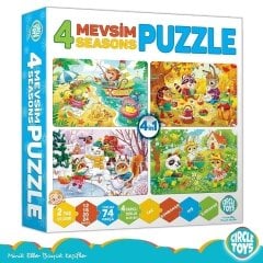 4 Mevsim Puzzle - 12,16,20,24 Parça