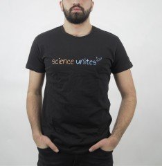 ''Science Unites'' Baskılı T-shirt