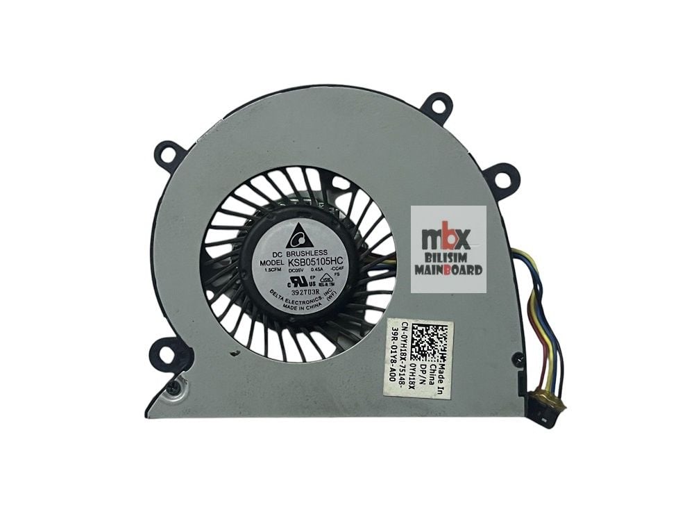 Dell Latitude 6430U P36G P36G001 KSB05105HC CN-0YH18X Orijinal Fan
